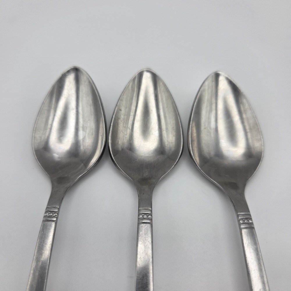 Set Of 3 Oneida/Rogers Danish Court Stainless Steel Iced Tea Spoons 7.5 inch - Picture 3 of 7